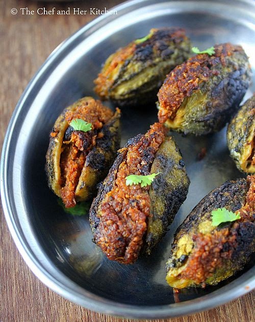 Gutti Kakarakaya | Andhra style stuffed Bitter gourd Recipe