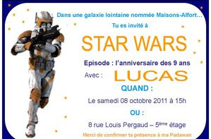Carte Bon Anniversaire Star Wars Star Fiolazoezoey Blog