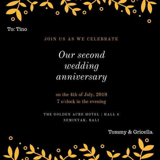 Contoh Invitation Dalam Bahasa Inggris Beserta Artinya
