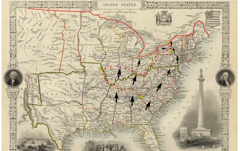 1850 Railroad Map - According to the past records in the year of 