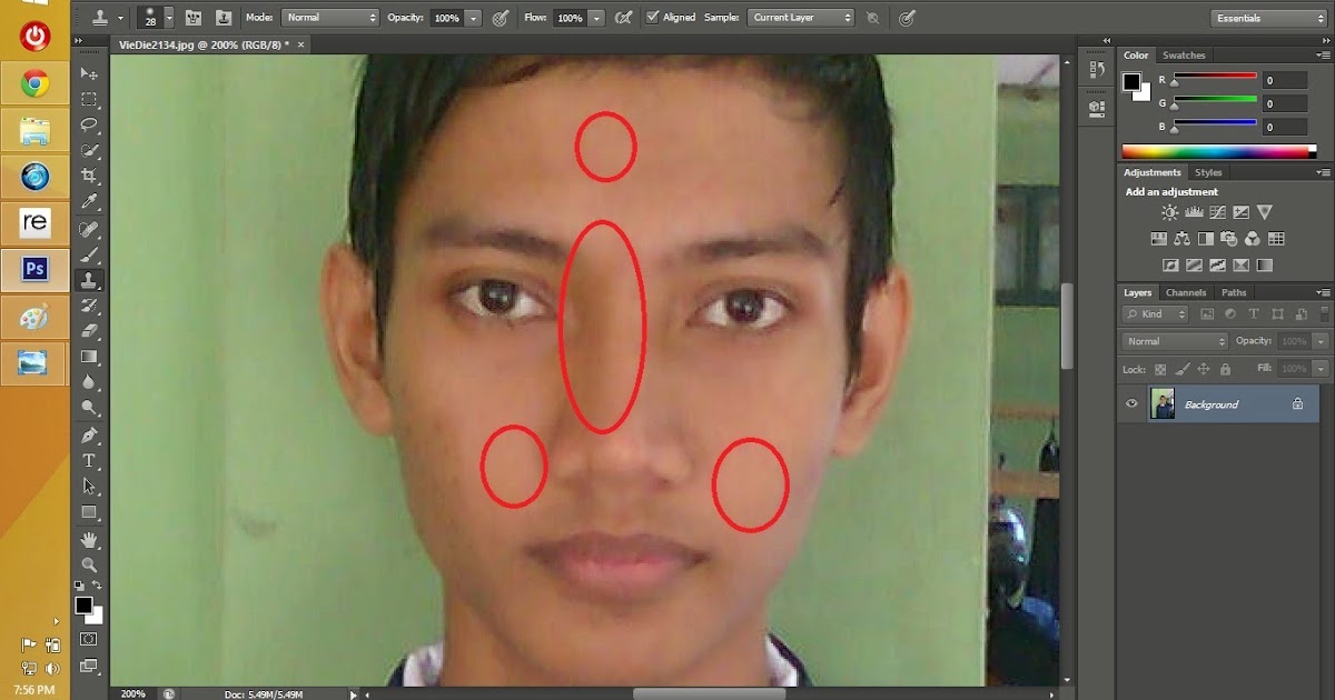 Menghilangkan Bintik Bintik Di Photoshop : 2 Cara Menghaluskan Wajah Di
