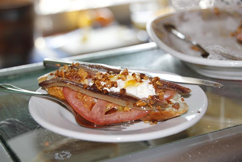 Cafetería Satistegi con el pintxo "Vacaciones en Roma" en el IV Concurso Pintxos de Cine CineGourland