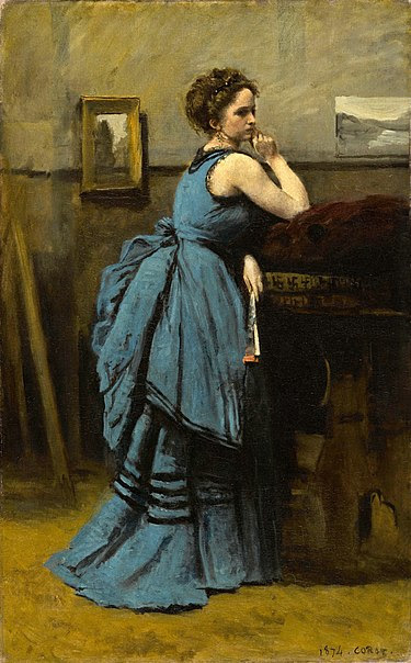 File:Jean-Baptiste-Camille Corot - Lady in Blue - WGA5304.jpg