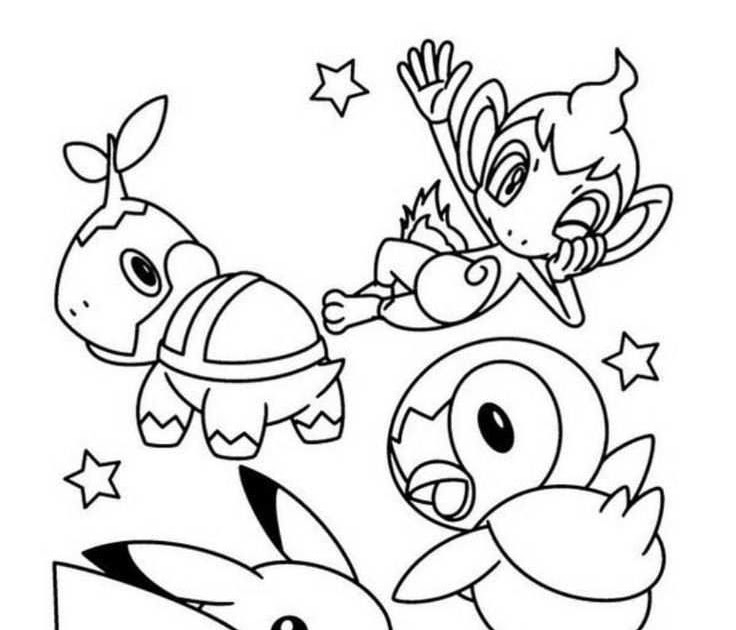 Coloriage Pokemon Joyeux Anniversaire
