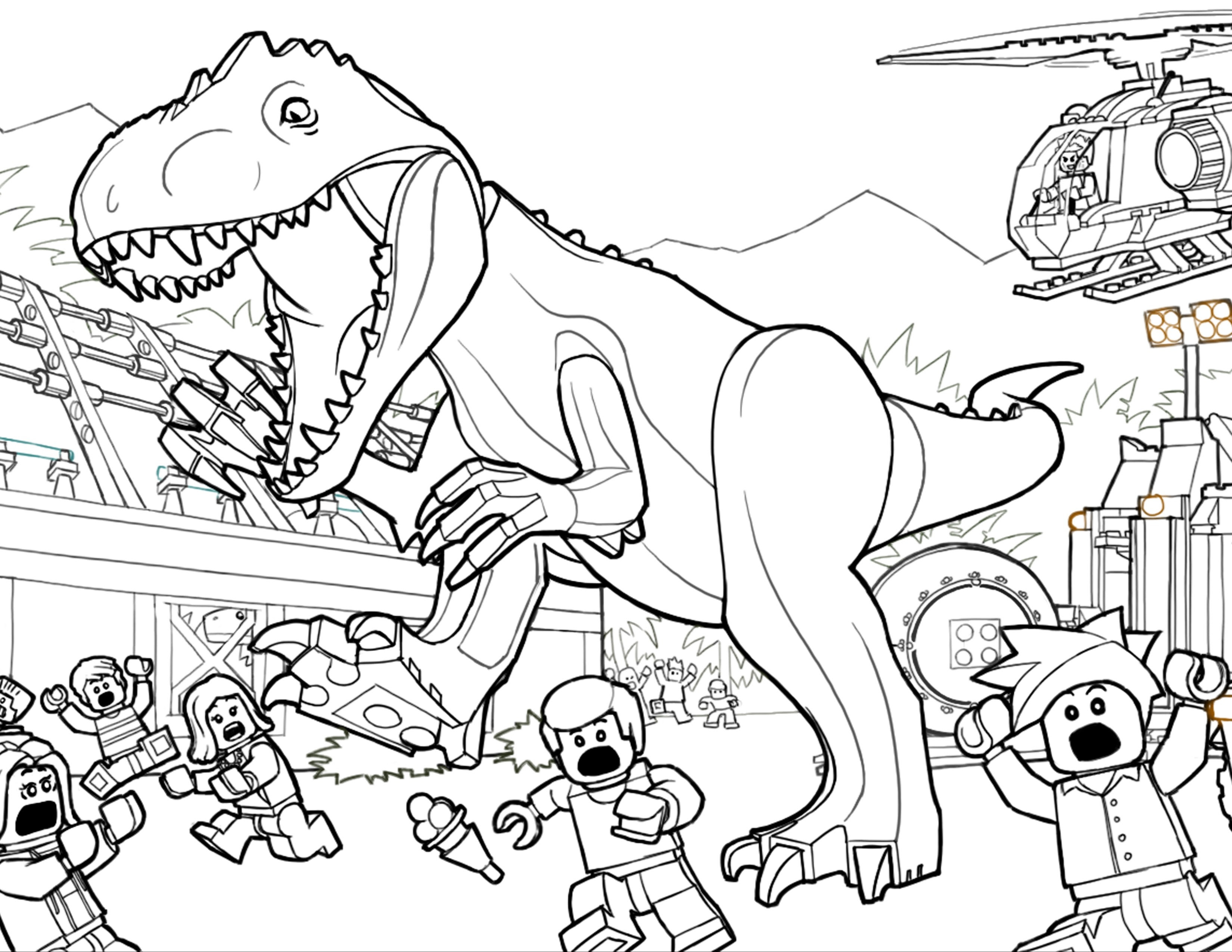 jurassic park coloring pages at getcoloringscom free