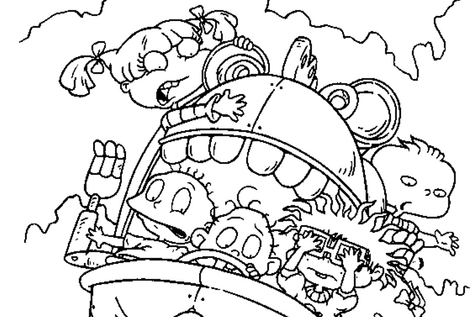 30 Cartoon Coloring Pages 90S Easy