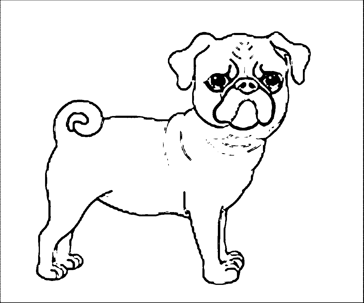 20 Cute Pug Coloring Pages   Zsksydny Coloring Pages