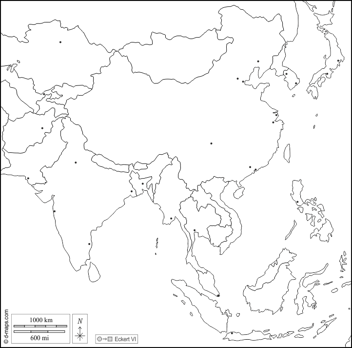 World Maps Library - Complete Resources: Blank Maps Of East Asia