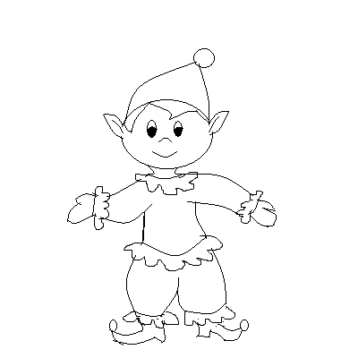 Disegni Natale Da Colorare Folletti Coloradisegni