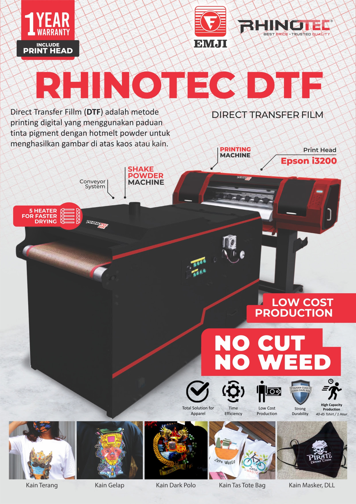 Dtf Printers / DTF Printer Epson L1800 Direct To Film Printer