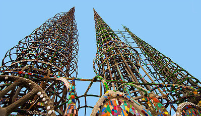 Watts Towers also called the Towers of Simon Rodia