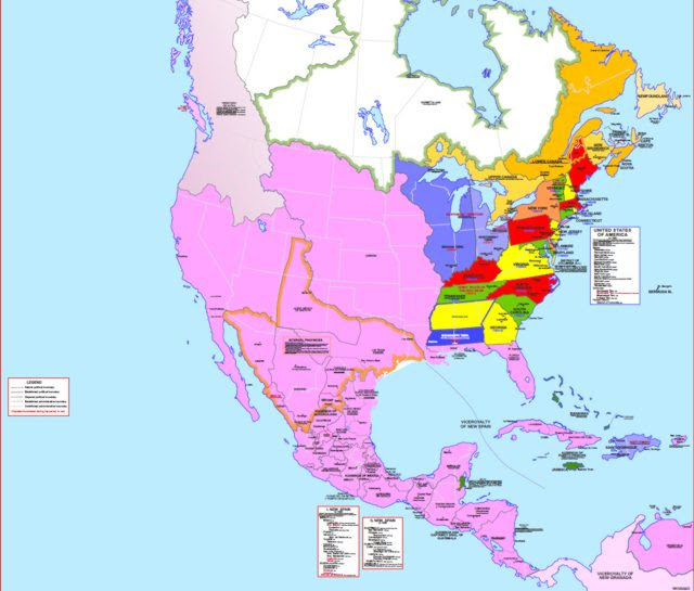 Map Of United States 1800 - Direct Map