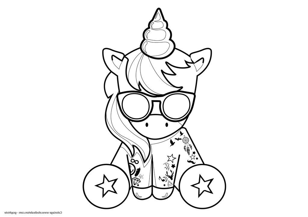 Coloriage Licorne Arc En Ciel Coeur