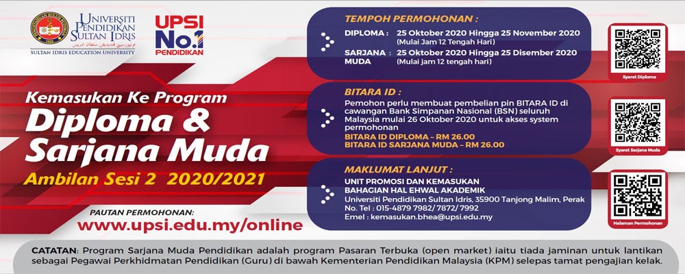 Diploma Sains Matematik Upsi  Fakulti Sains Dan Matematik  Permohonan