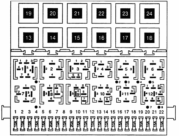 2001 Vw Cabrio Fuse Diagram