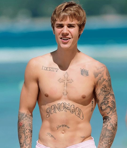 Justin Bieber Chest Tattoo Roman Numerals - Wiki Tattoo
