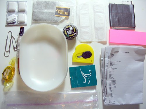 Survival Kit In A Soap Dish - Contents