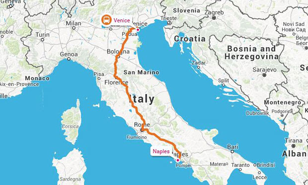 Napoli Karta | Karta