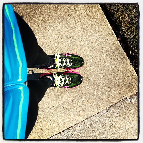 Took my new Saucony #virrata shoes out on their first run today. Love them! #findyourstrong