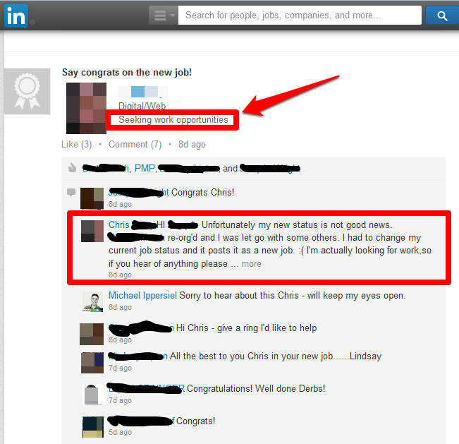 Linkedin Change Status To Not Looking For Job - Job Retro