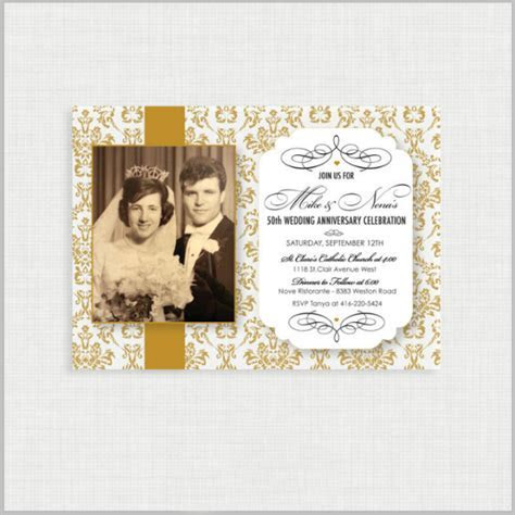 32 50th Wedding Anniversary Invitation Designs 32 50th Wedding Anniversary Invitation Designs