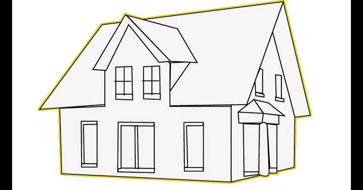 Cara Menggambar Rumah Yang Bagus Dan Gampang GambarYuk