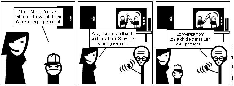 Wii Comic Strip Wii Comic Strip