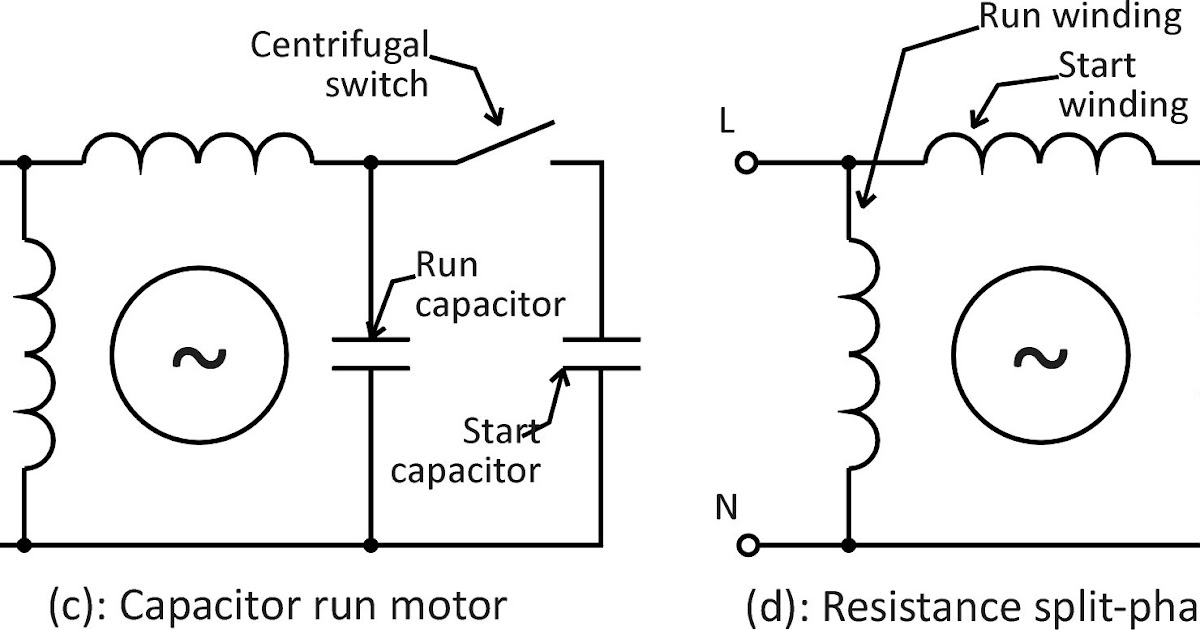 Single Phase Motor Capacitor Connection
