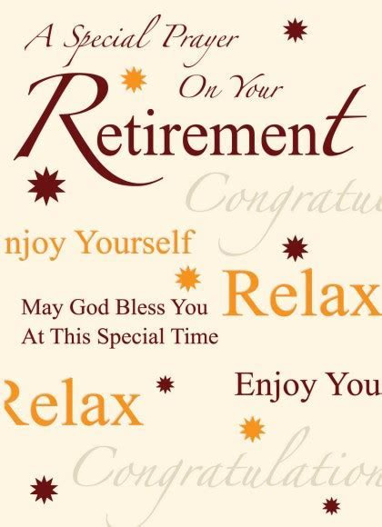 Retirement Blessings Retirement Blessings