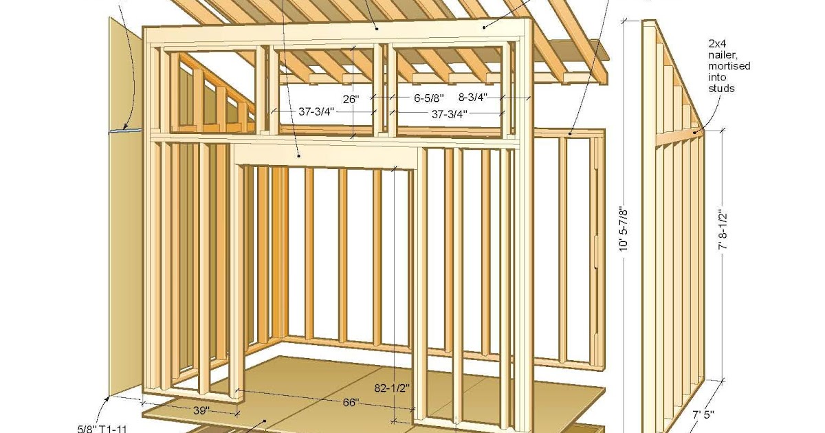 10 x 8 pent shed plans no floor must see plans & guide