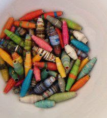 http://www.pinterest.com/pin/58828338856949721/ How to Make Fun Paper Beads