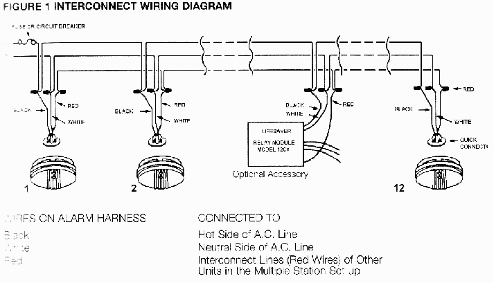 Smoke Detector Interconnect Wiring Diagram - Complete Wiring Schemas
