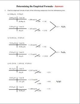 Percent Composition Worksheet Answers With Work - worksheet