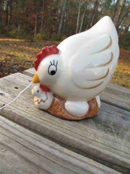 Vintage Chicken String Dispenser