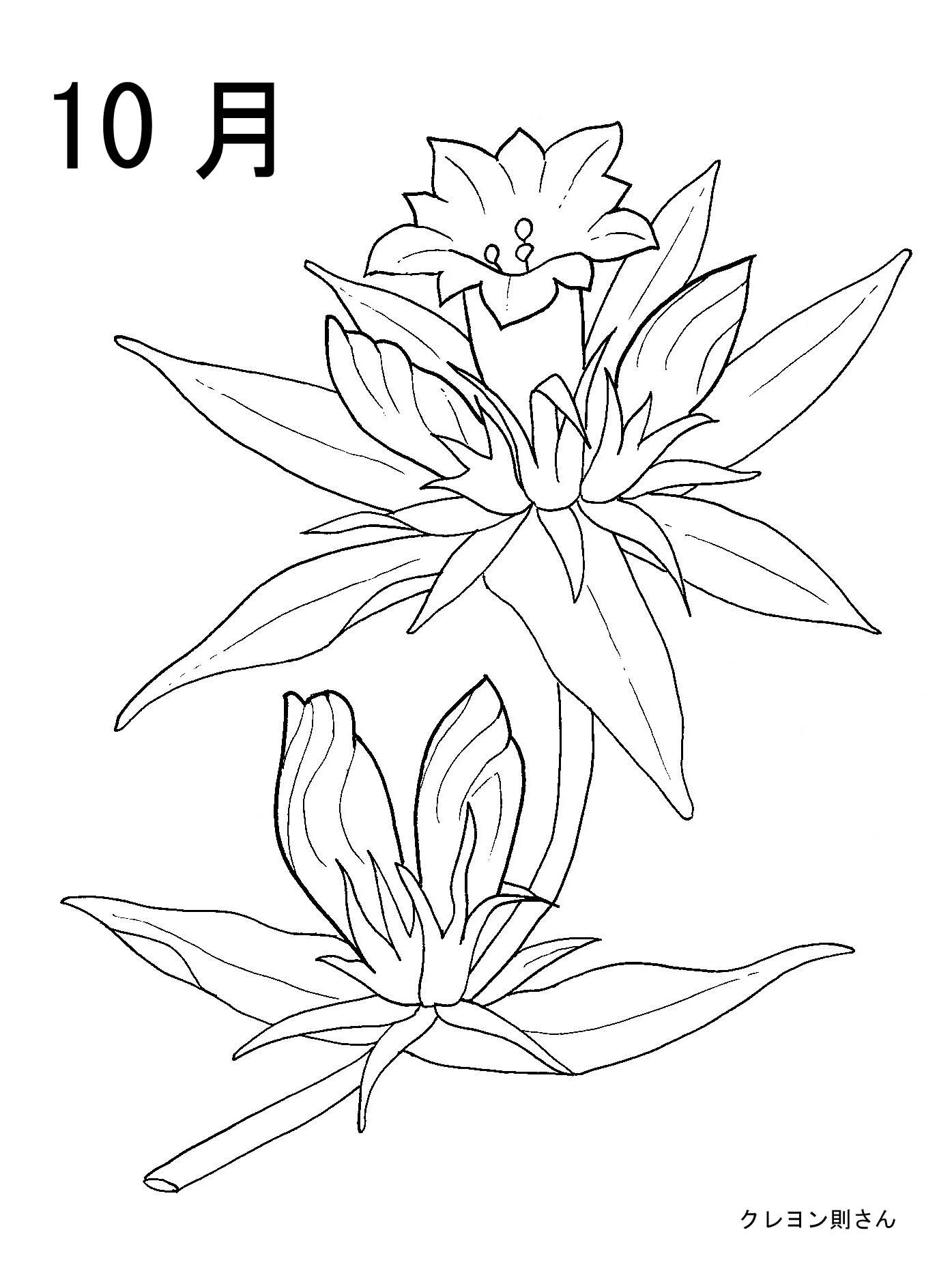 ほとんどのダウンロード 10月 塗り絵 無料ダウンロードぬりえ