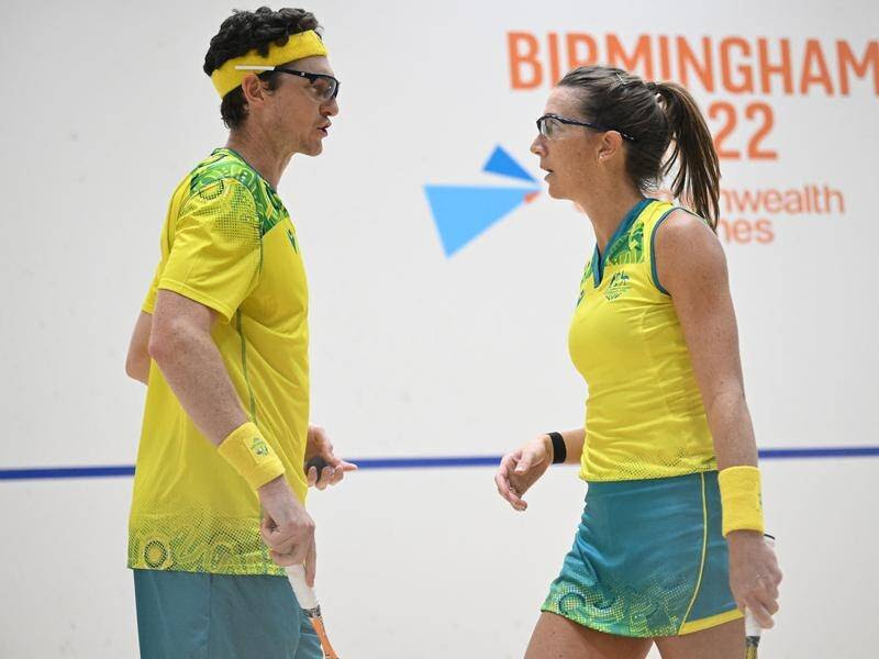 Australian mixed squash title defence ends
