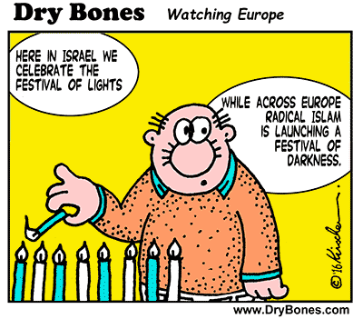Dry Bones, BDS, Europe,Radical Islam, terror, terrorism, terrorist attacks, Hanukka, Chanukah,Christmas,ISIS,