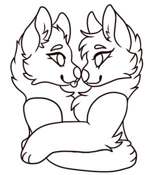 Fursuit Base Drawing Wolf - Nemuru Wallpaper