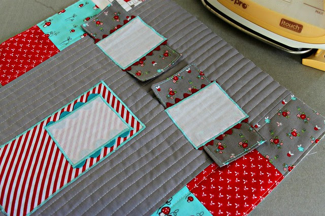 21 finished applique stitching
