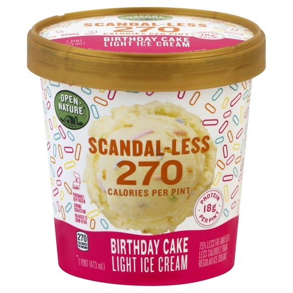 Scandal Less Ice Cream Nutrition Facts - NutritionWalls