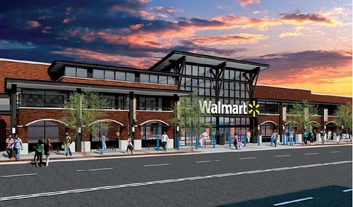 Walmart rendering, Georgia Avenue store, DC