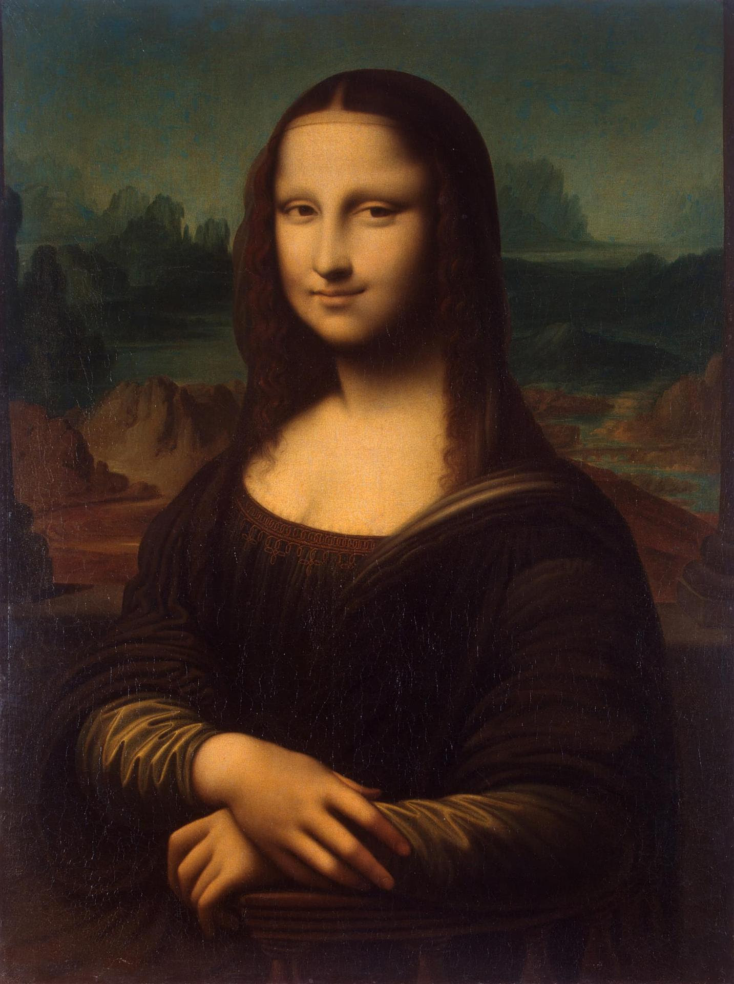 Unknown artist Mona Lisa (copy), Hermitage.