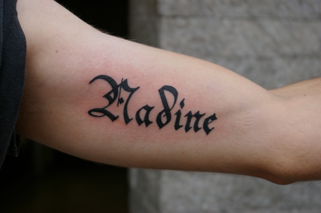 Name Tattoos  Cool Examples, Font Recommendations amp; Designs