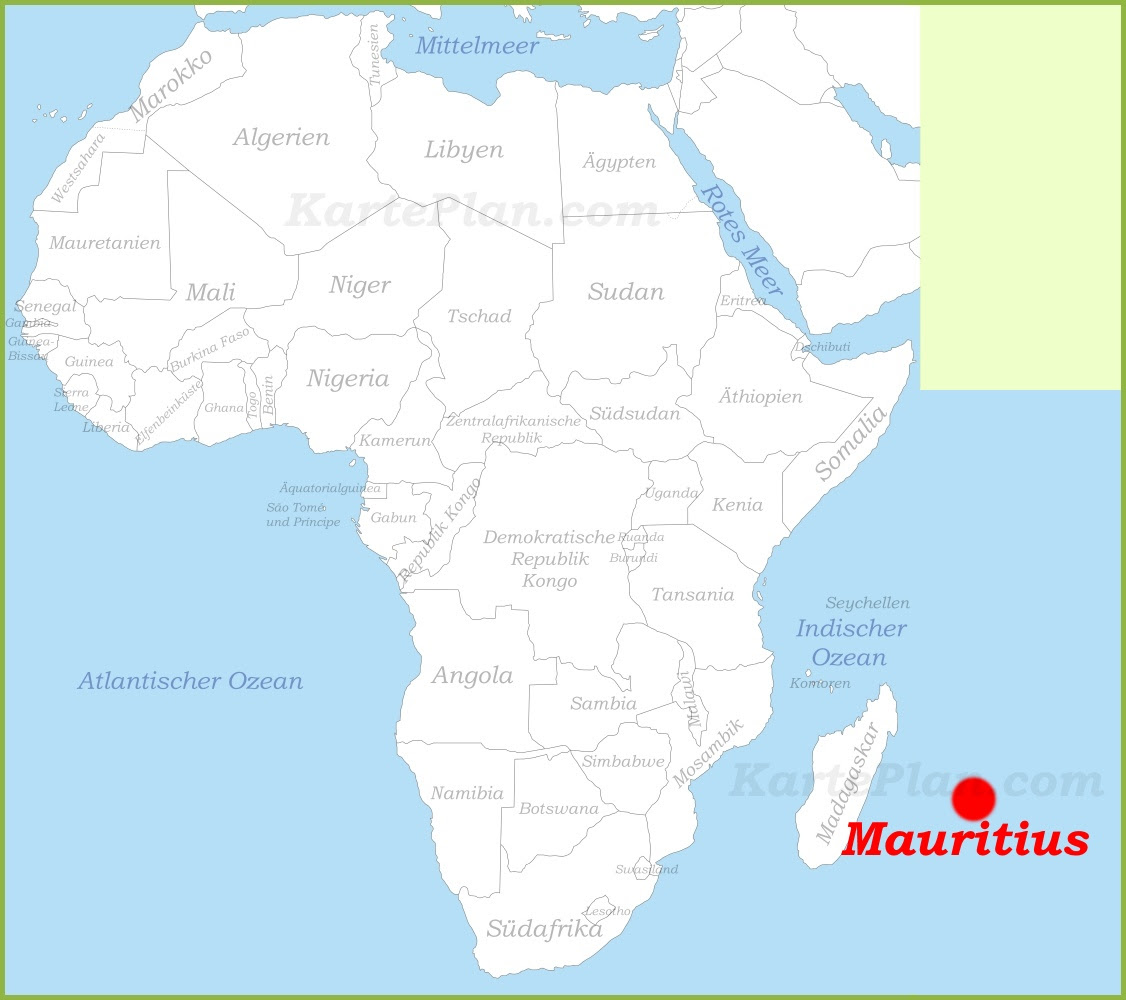 Mauritius Karte | Karte