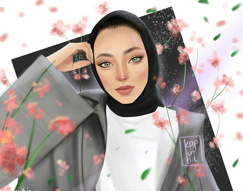 Anime Tesettür Çizim Instagram / Çizim fikirleri çiftler çizimler