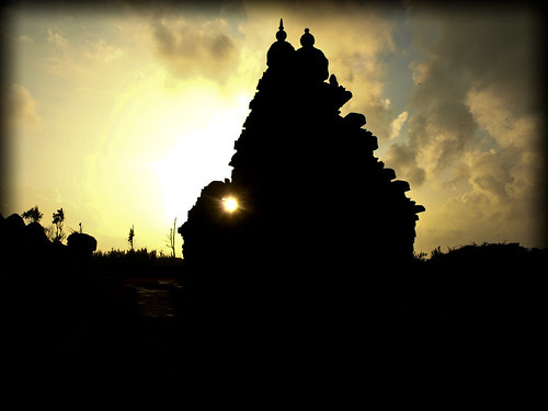 Shore Temple - Silhouette