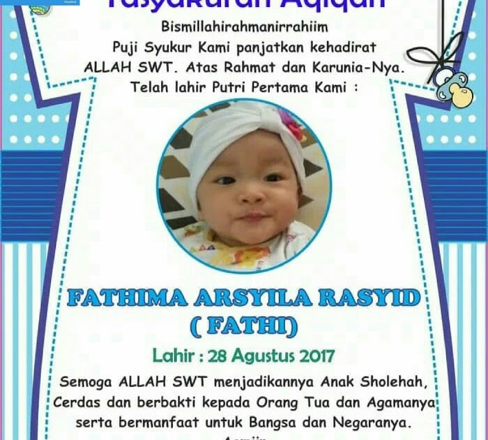 View Desain Kartu Ucapan Aqiqah Cdr PNG | Blog Garuda Cyber