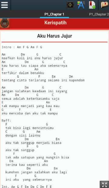 Chord Gitar Kerispatih Aku Harus Jujur Chord Walls