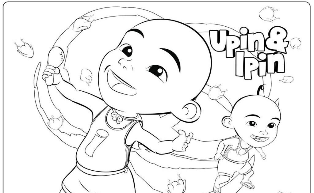 Printable Upin Ipin Coloring Pages