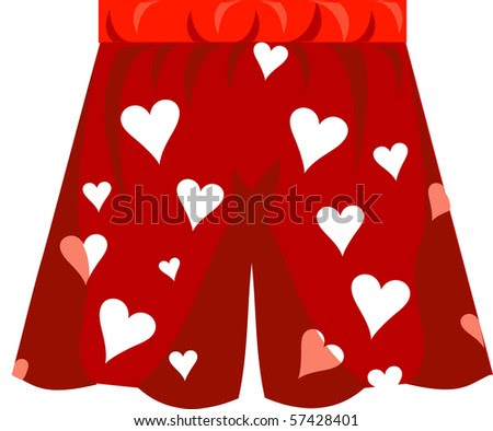stock vector : Boxer Shorts Icon Vector for Valentine's day or love. stock vector : Boxer Shorts Icon Vector for Valentine's day or love.